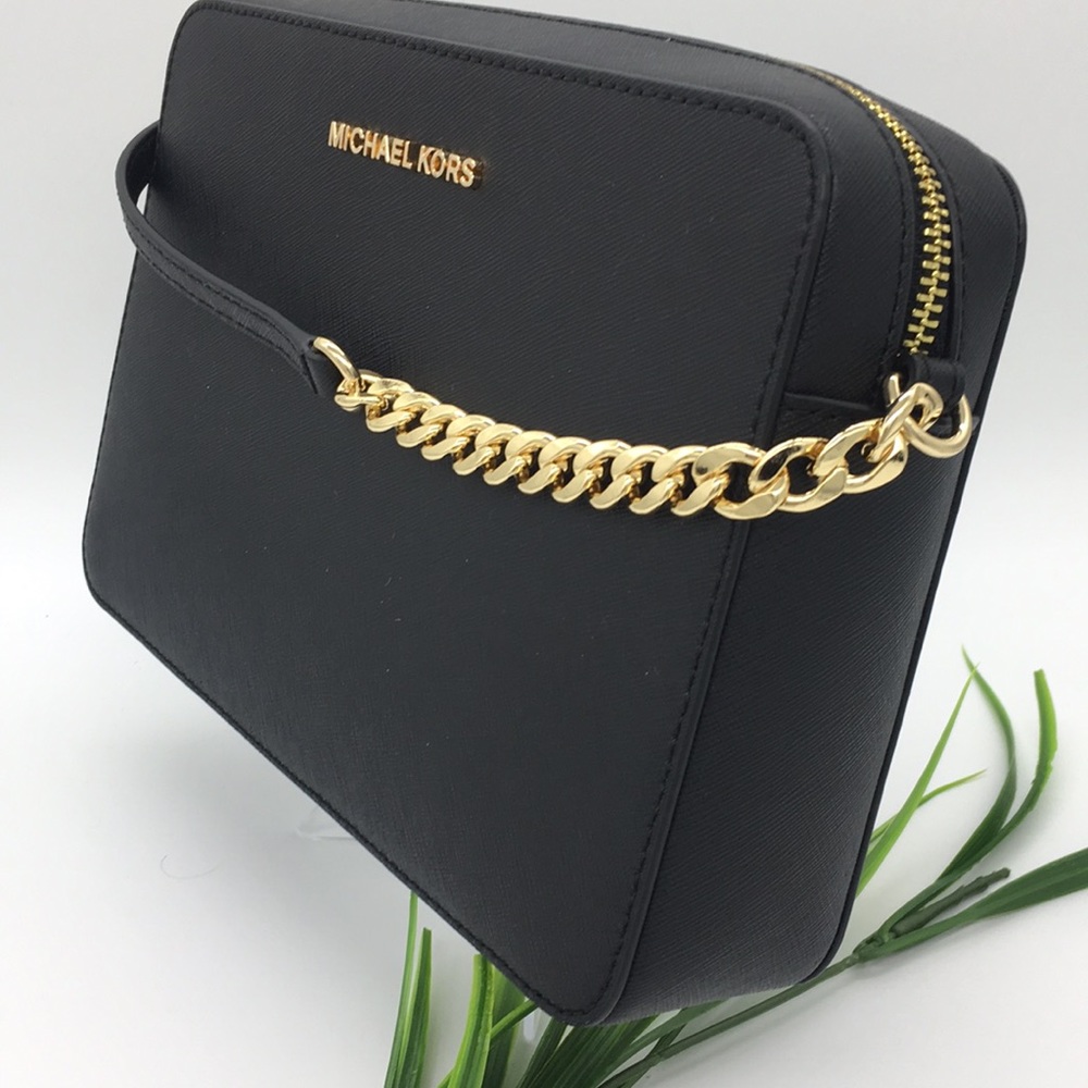 MICHAEL KORS JET SET ITEM LG EW CROSSBODY LEATHER - Picture 3 of 8